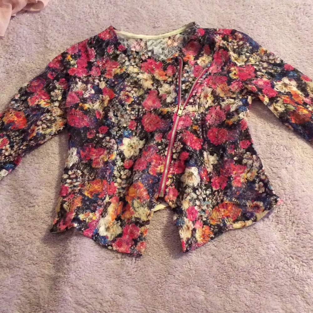 Girls lace jacket