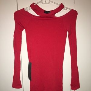 Red Bebe party dress