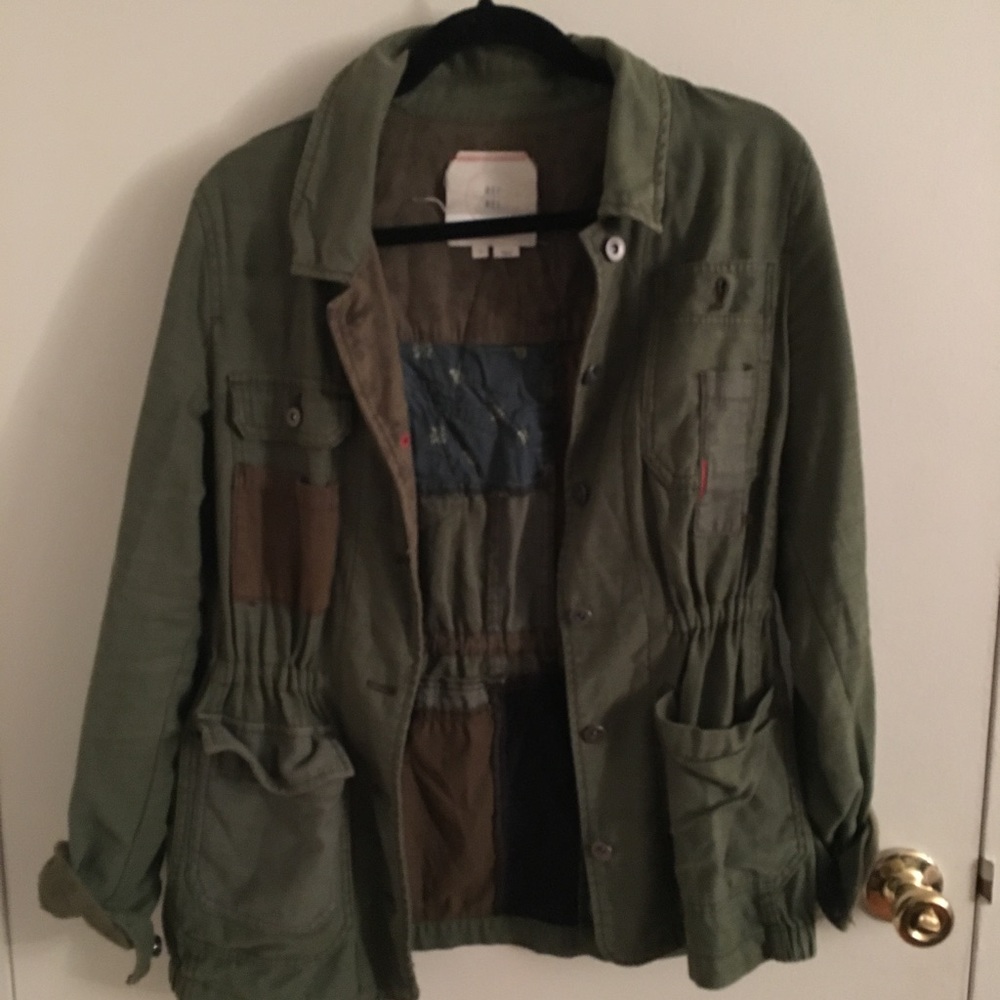 Army jacket with awesome details!