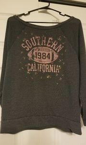 Hollister Lightweight off shoulder sweatshirt