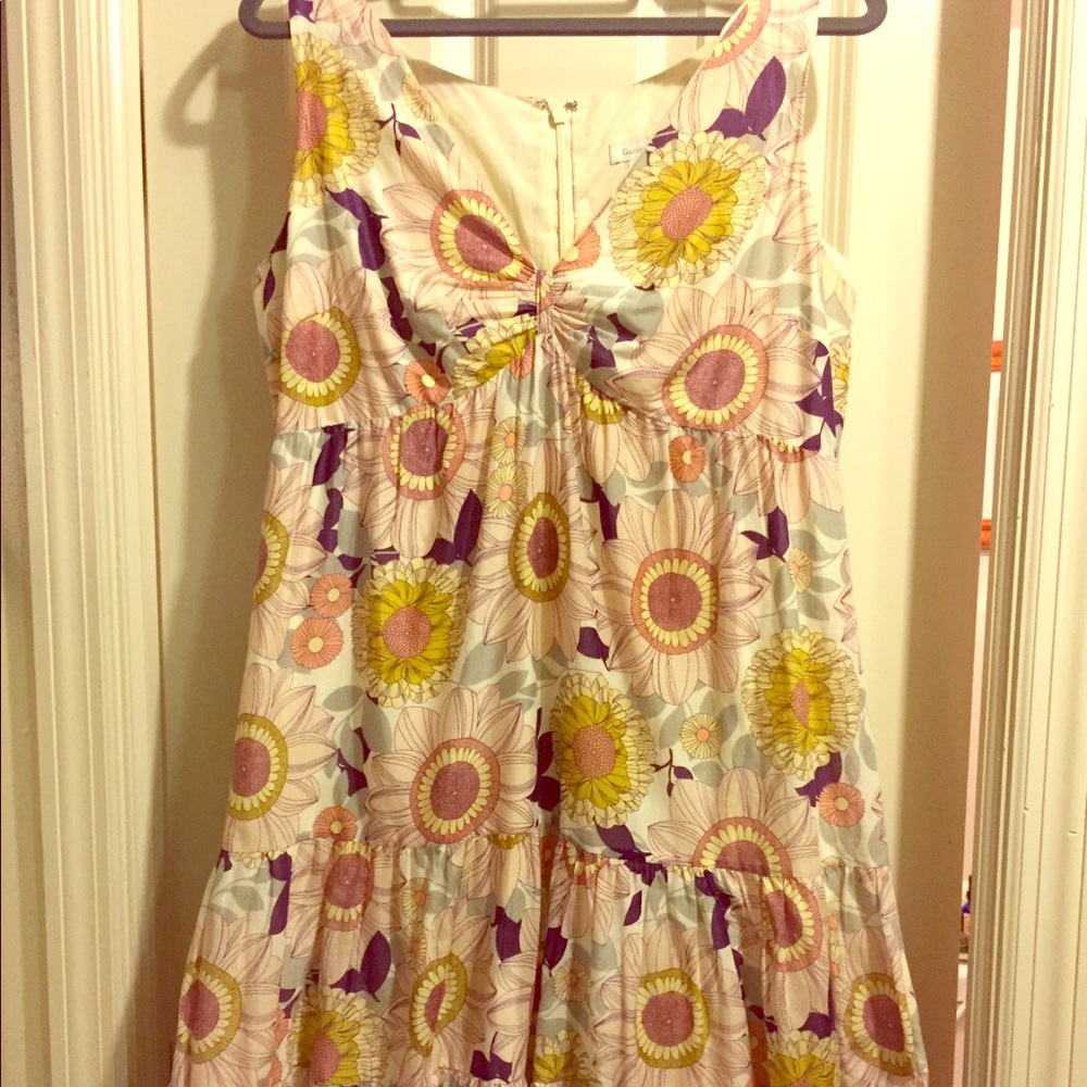 Garnet Hill, cotton, fully lined, very flattering