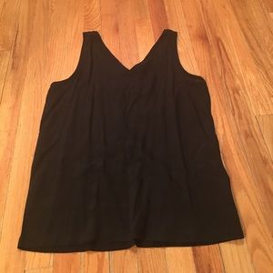 Reiss black silk tank!