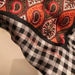 Anne Klein large silk scarf