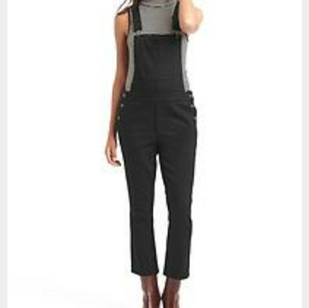 Crop kick overalls