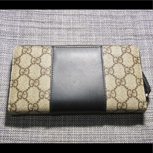 SOLD! 🚫 AUTH GUCCI GG Supreme Zip Around Wallet - Picture 2 of 8