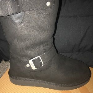 Leather ugg boots