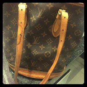 Authentic LV Bag plus makeup gift bag!