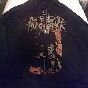 Black hoodie As blood runs black