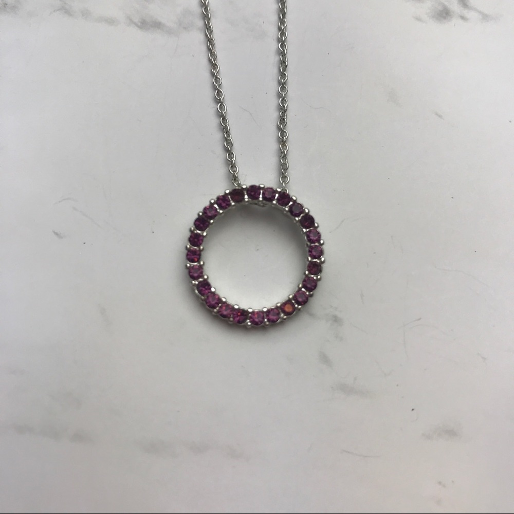 💎Purple Circle Necklace!