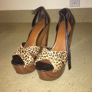 Jessica Simpson Leopard Wedges