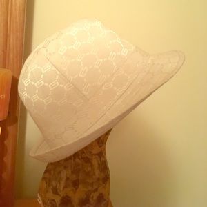White summer hat