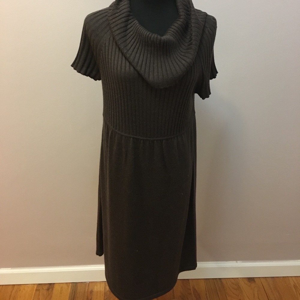 Ann Taylor Loft brown knit dress