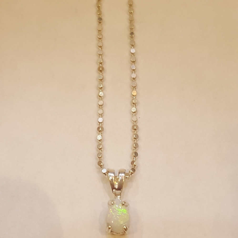 Sterling Silver Opal necklace