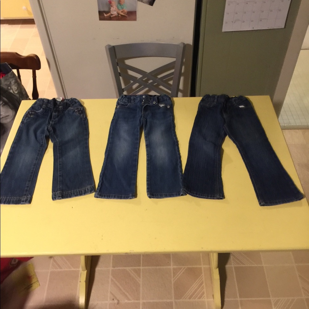 9 pairs of Girls Old Navy Jeans