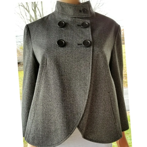 Larry Levine Jackets & Blazers - Larry Lavine Crop Jacket, gray, 10