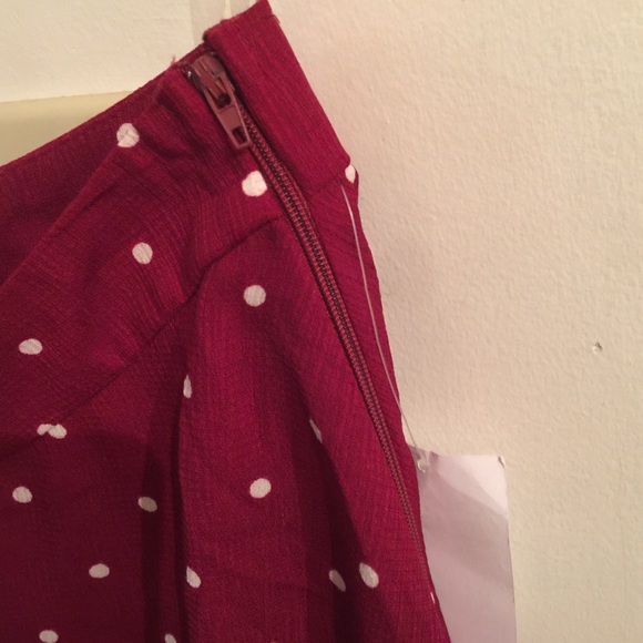❗️🅢🅞🅛🅓❗️ Charlotte Russe Polka Dot Skirt - Picture 3 of 3