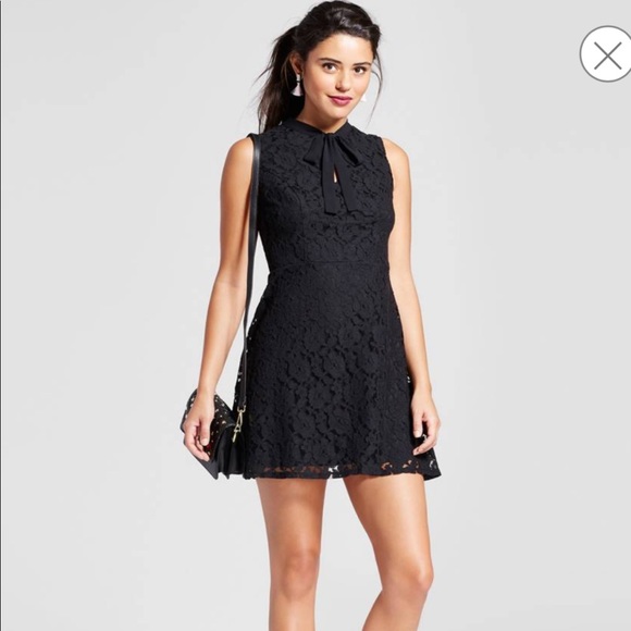 Lace Fit & Flare Dress - Picture 1 of 8