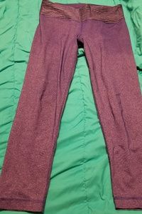 RBX tight purple ankle workout pants