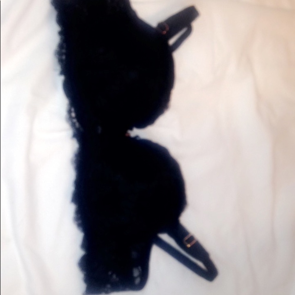Black Lace Lingerie Push-up Bra