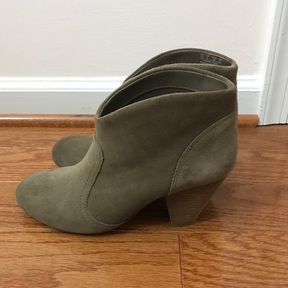 Taupe booties