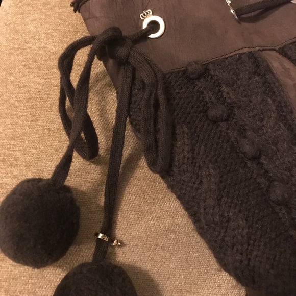 SOLD Juicy Couture SnowBunny Knit Boot Chocolate - Picture 5 of 8