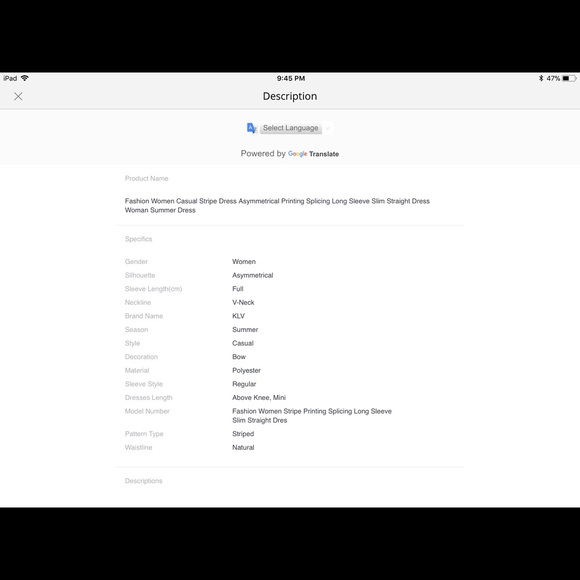 ❤️NEW💕casual striped wrap dress black and white - Picture 4 of 5