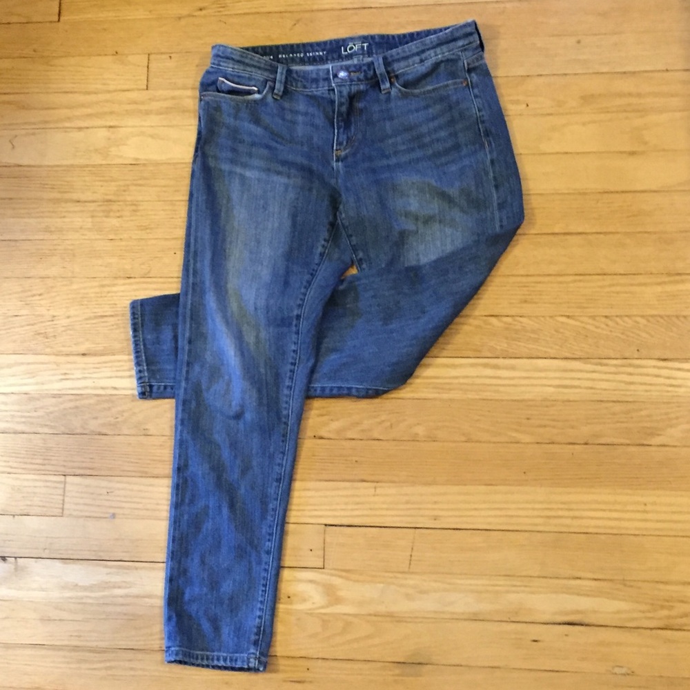 Ann Taylor loft relaxed skinny jeans