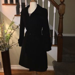 Vintage Burberry Long Pea Coat/trench