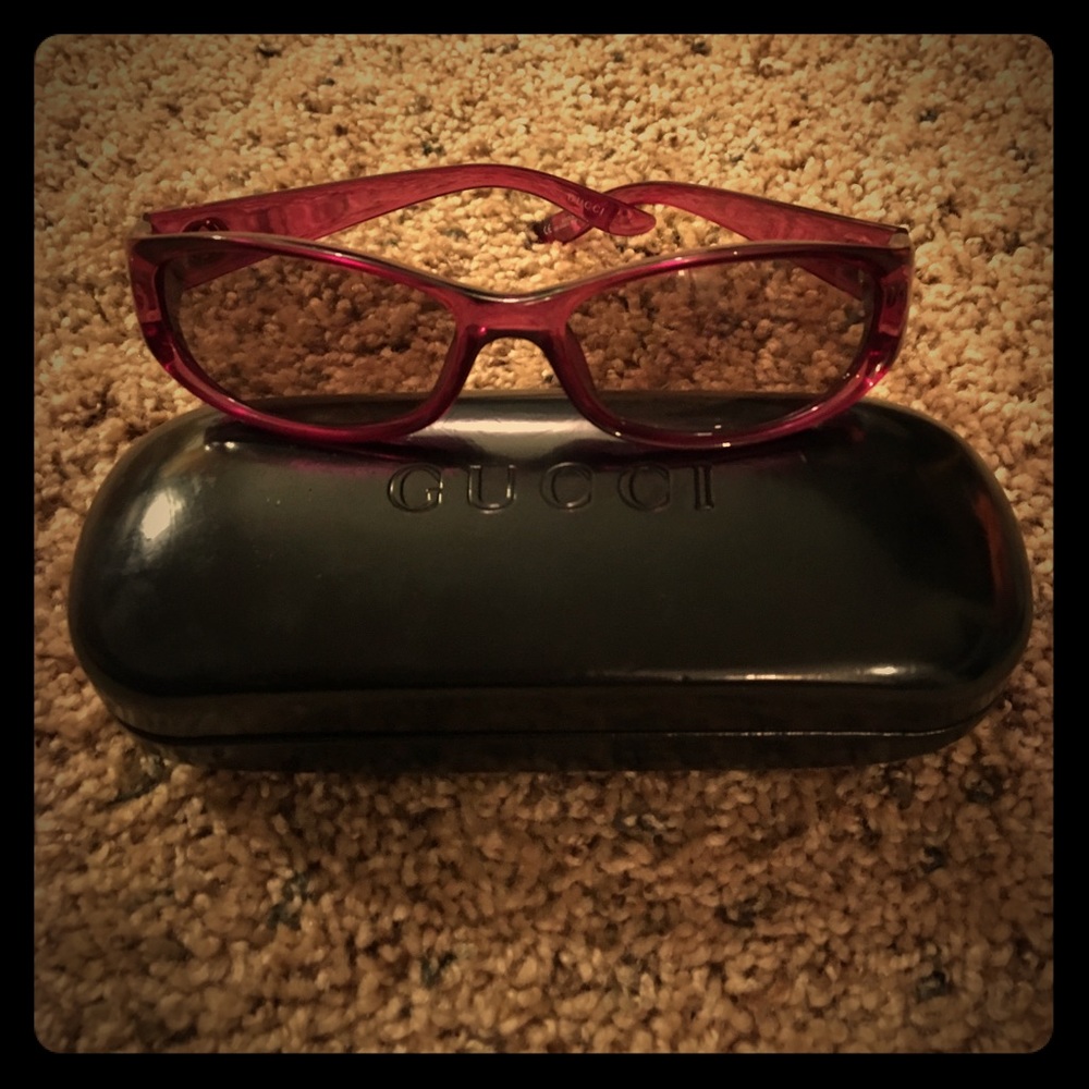 Purple Gucci Glasses