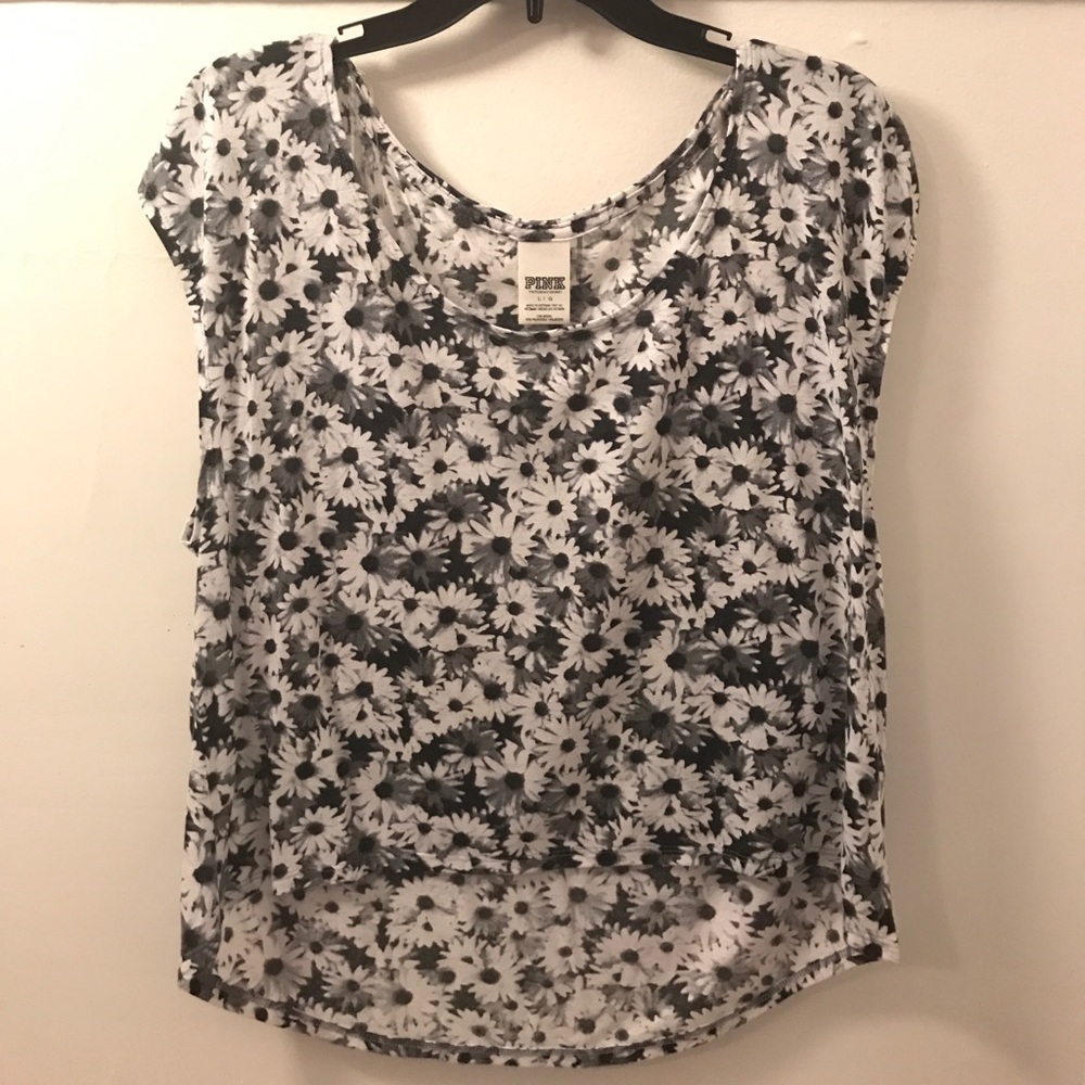 VS Pink Floral Tee