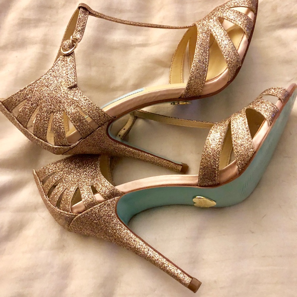 Betsey Johnson heels from the “blue” collection