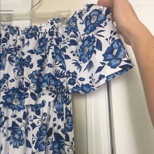 Off the shoulder maxi dress