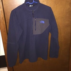 Half zip North Face sweatshirt