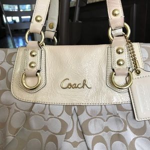Coach Ashley Signature Satin Shoulder Bag