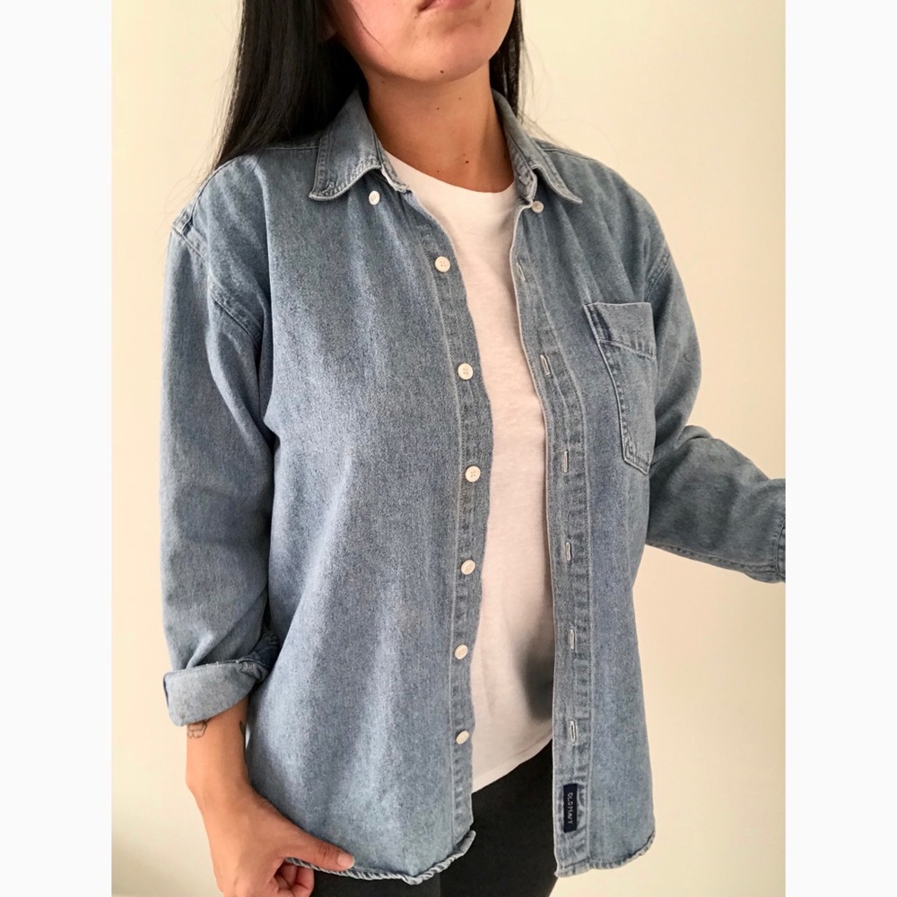 Old Navy vintage denim Button Down
