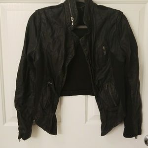 Animale Black 'Leather' Jacket