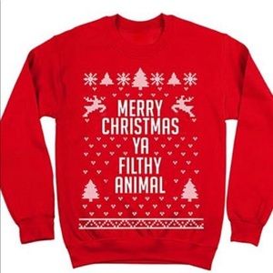Merry Christmas Ya Filthy Animal Ugly Xmas Sweater