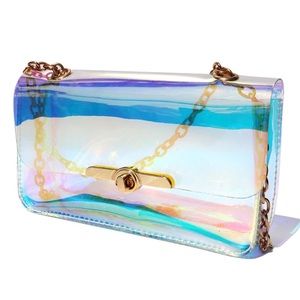 Holographic transparent laser handbag!