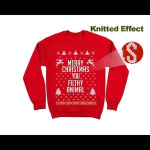 Merry Christmas ya filthy animal Xmas sweater