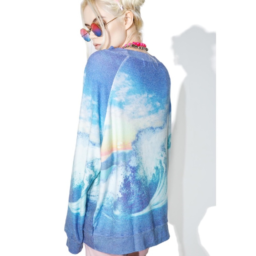 SO SOFT☁️Wildfox Hawaiian Waters Sweater - Picture 2 of 4