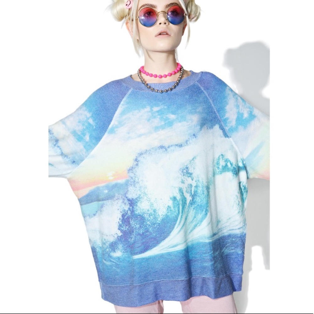 SO SOFT☁️Wildfox Hawaiian Waters Sweater - Picture 4 of 4