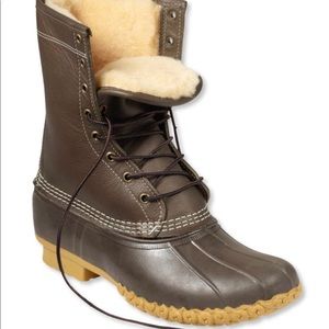 L.L. Bean Women's Sz 9 Boots. Shearling-Lined