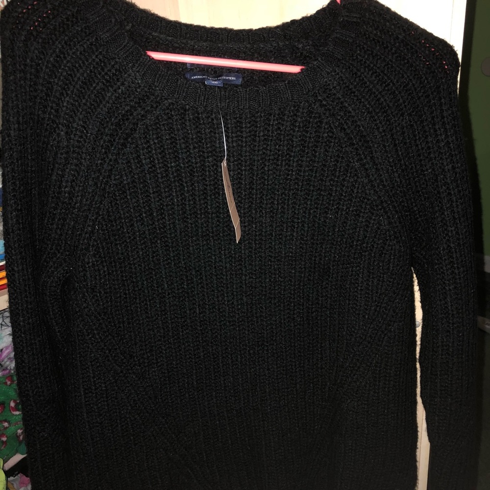 AEO black sweater