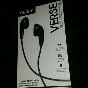 Coby Verse Precision Sound Earbuds (black)