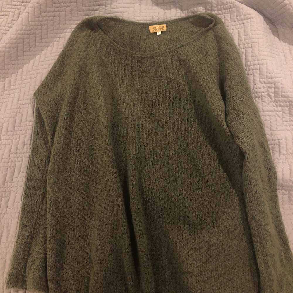 Forest Green Piko Sweater