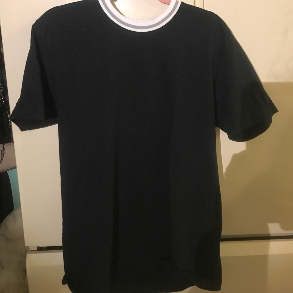 Long or dress black t shirt