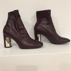 Maroon zara boots