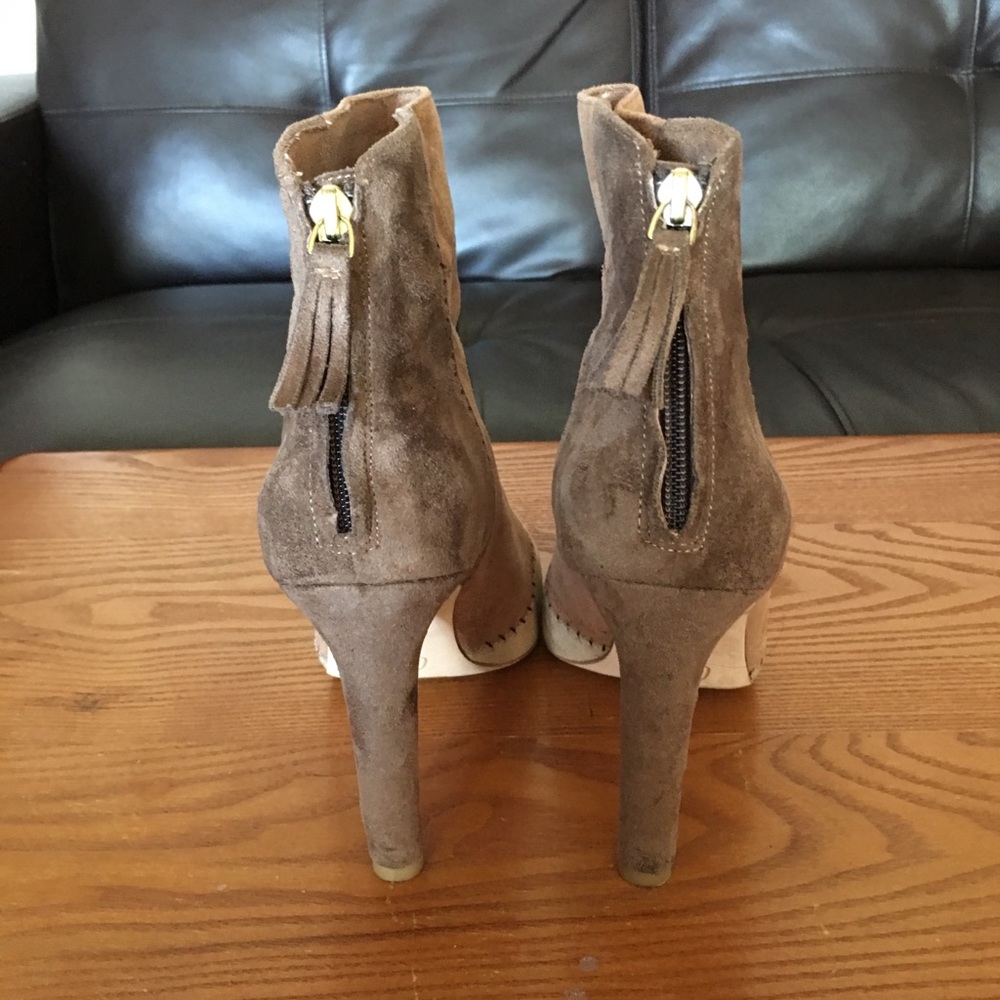 Joie Briona Suede Patchwork Bootie - image 2