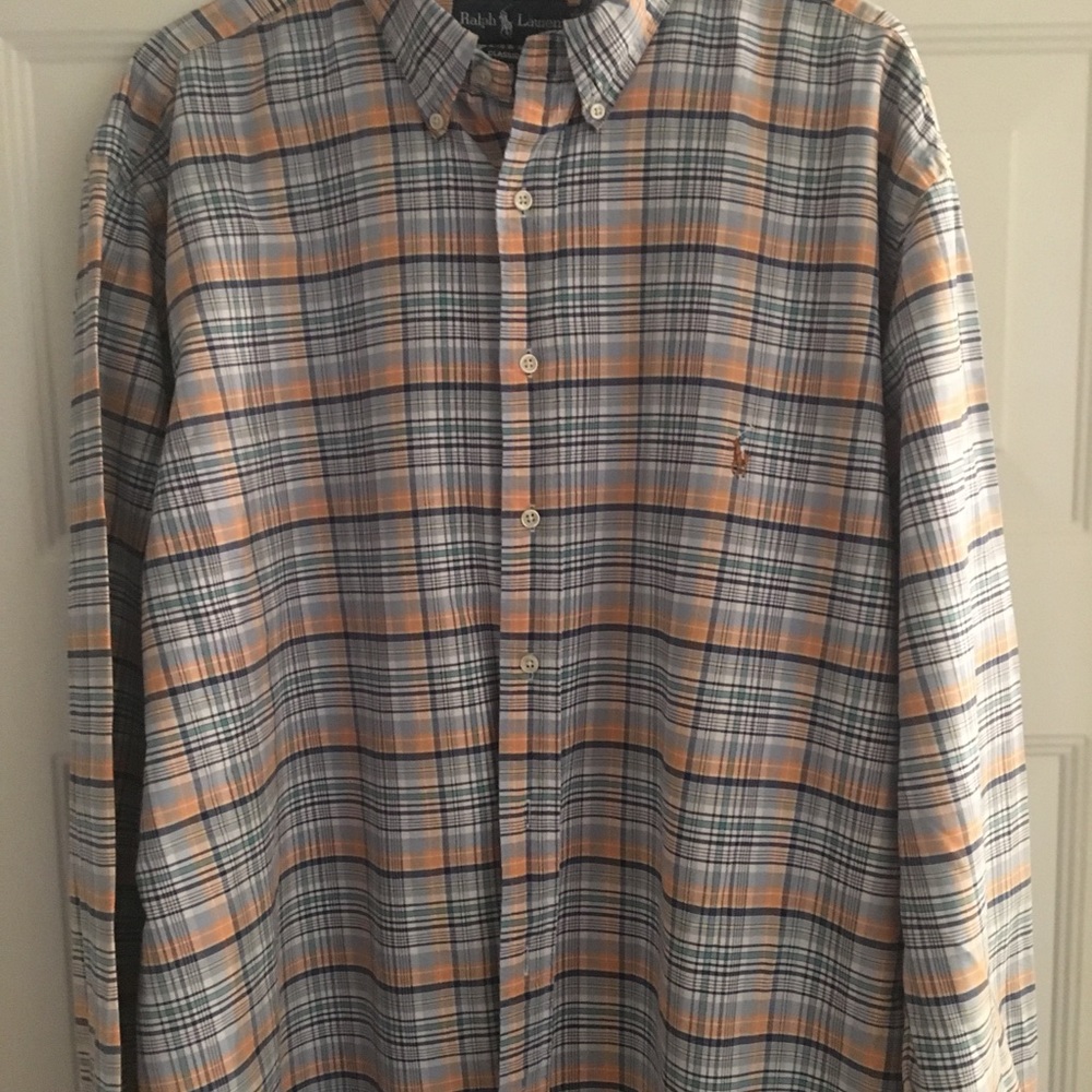 🚨SALE🚨Men’s Plaid Long Sleeve Ralph Lauren Shirt