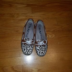 Leopard print loafers